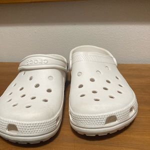 White Crocs